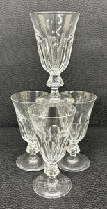 lot 174 image: Set of Kosta Boda Crystal Bergh Claret Stemware Designed by Elis Bergh