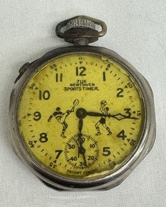 lot 72 image: Vintage New Haven Sports Timer Pocket Watch