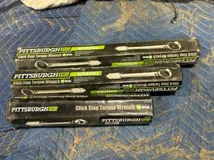 lot 7 image: Pittsburgh Pro Torque Wrenches 12, 38 & 14