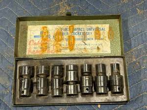 lot 55 image: 7 Piece Impact Socket Set