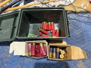 lot 74 image: Ammo Box & Ammo