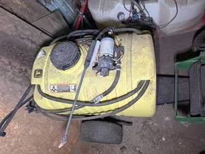 lot 153 image: John Deere Pull Behind Yard Sprayer