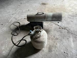 lot 155 image: Propane Reddy Heater & Propane Tank