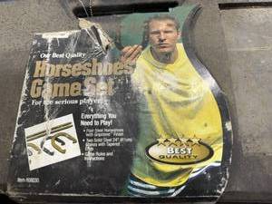 lot 161 image: New Horseshoes Game Set