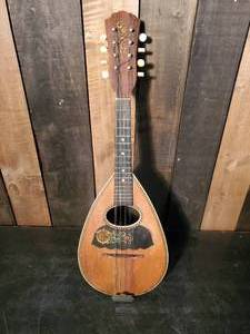 Gorgeous RARE Antique Italian Bowlback Mandolin