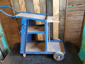 lot 61 image: Welders Cart