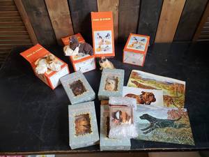 lot 67 image: Lot of Dog Figurines Still in Boxes