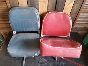 lot 70 image: two Folding Boat Seats