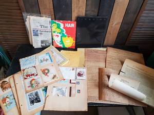 lot 84 image: We the People Document Lot, Vintage Cards on both sides of paper and much more