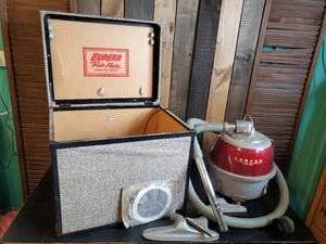 lot 94 image: Vintage Eureka RotoMatic Vacuum Cleaner With Accessories and Box