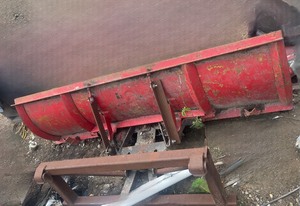 Snow plow on 3 point bracket