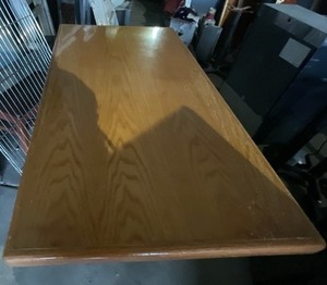 lot 1163 image: Oak Table Tops 24 x 48