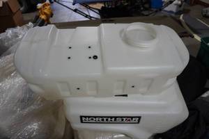 lot 28 image: 10 Gallon ATVGarden Tractor Mount Liquid Fertilizer Herbicide Poly Tank