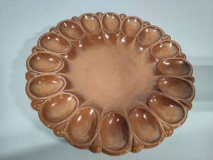 Frankoma Deviled Egg Serving Plate