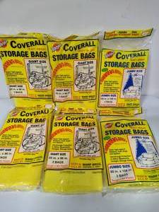 lot 90 image: Coverall Plastic Storage Bags