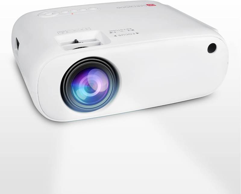 lot 901 image: Dartwood Premium 1080P FHD Projector - Portable Home Theater Projector with Built-in Speaker
