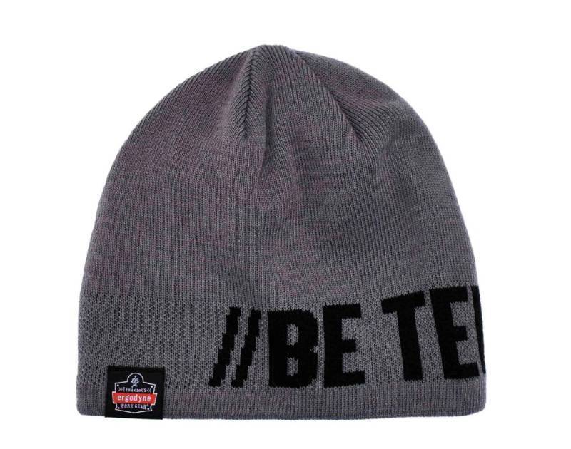 lot 824 image: NEW 2 Pack of Ergodyne 6819BT Charcoal Be Tenacious Beanie- Gray