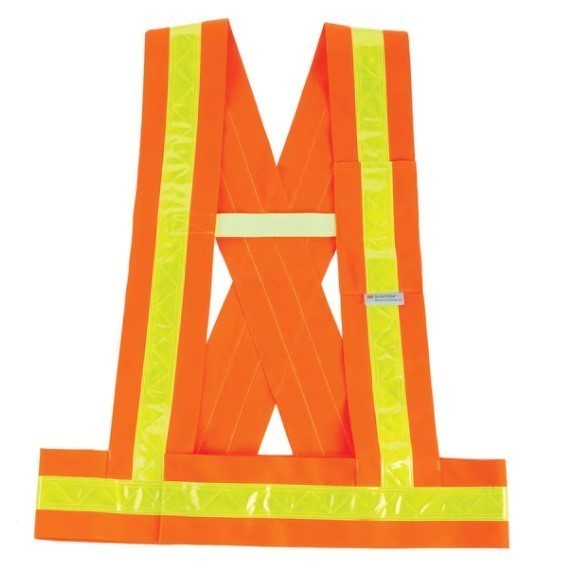 lot 832 image: NEW Ergodyne Glowear High-Visibility Vest 8140HG - ORANGE - 3XL