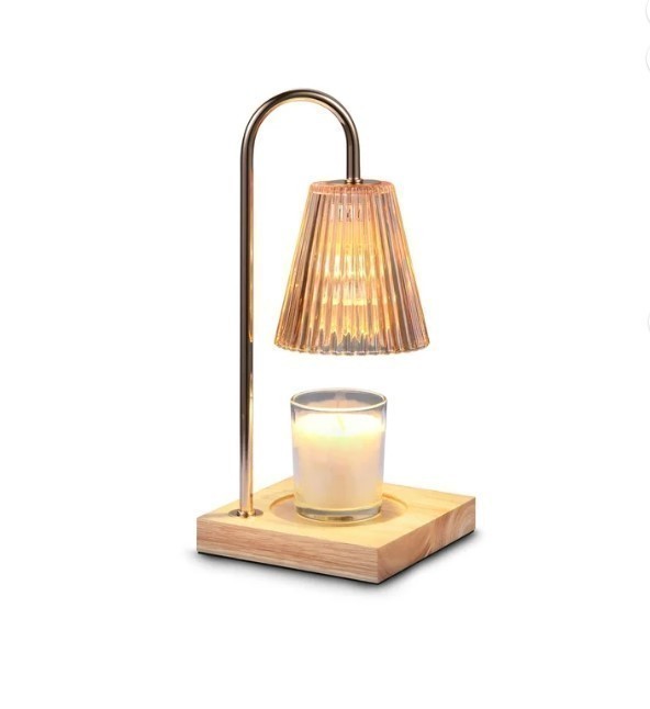 lot 721 image: Dartwood Candle Warmer Lamp with Adjustable Brightness and Timer Function - Candle Wax Warmer for Home Dcor