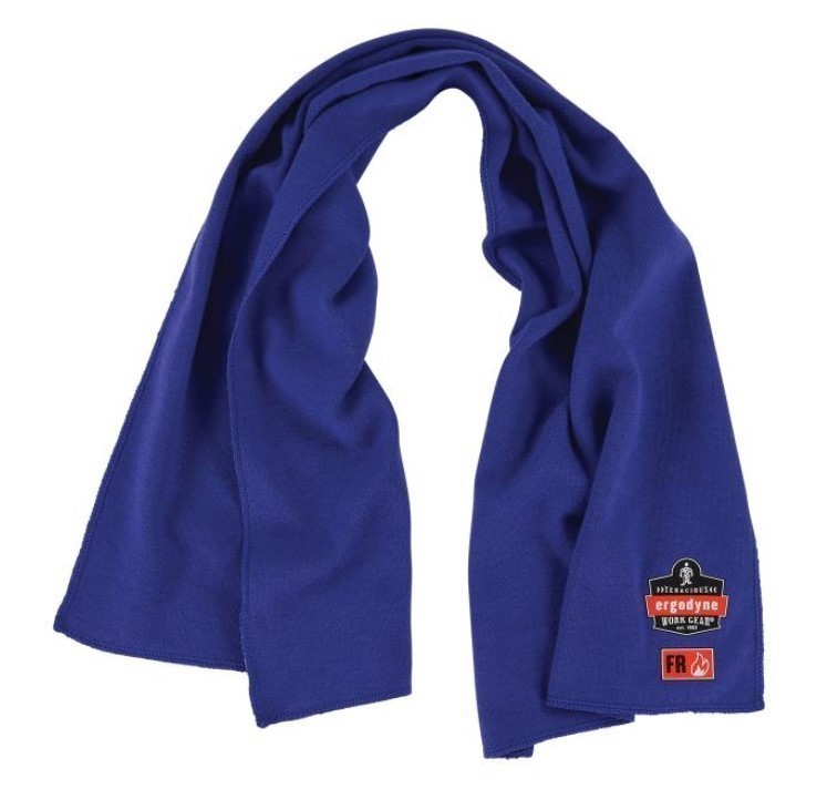 lot 726 image: NEW 2 Pack of Ergodyne Chill-Its 6606FR FR Cooling Towel - BLUE