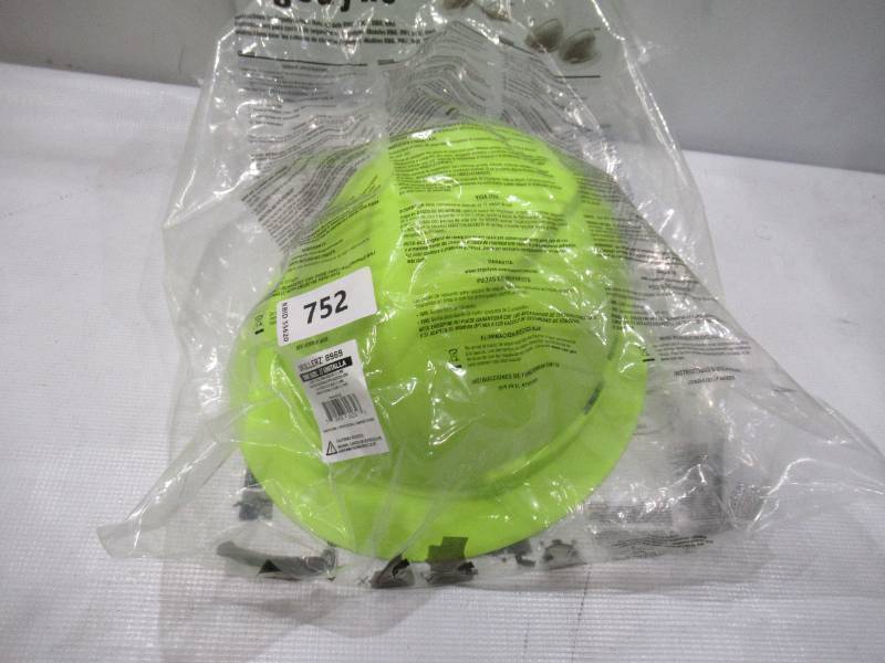 lot 752 image: NEW Skullerz 8969 Lightweight Full Brim Hard Hat - Type 1, Class E - LIME - E.K. Services