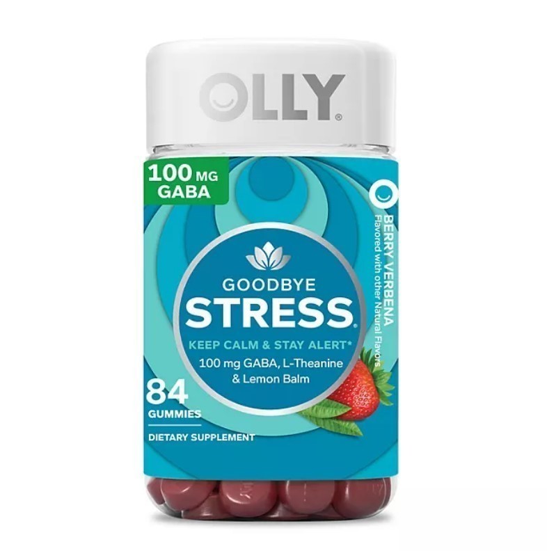 lot 287 image: NEW OLLY Goodbye Stress Gummies 84 ct. - Keep Calm and Stay Alert