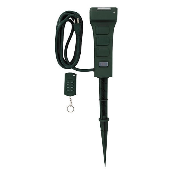 lot 418 image: NEW Woods Outdoor Holiday Dcor Timer With Remote