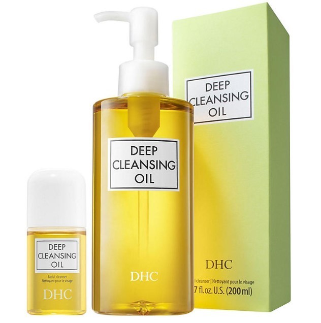 lot 323 image: NEW DHC Deep Cleansing Oil Facial Cleanser (6.7 fl. oz. and 1 fl. oz.)