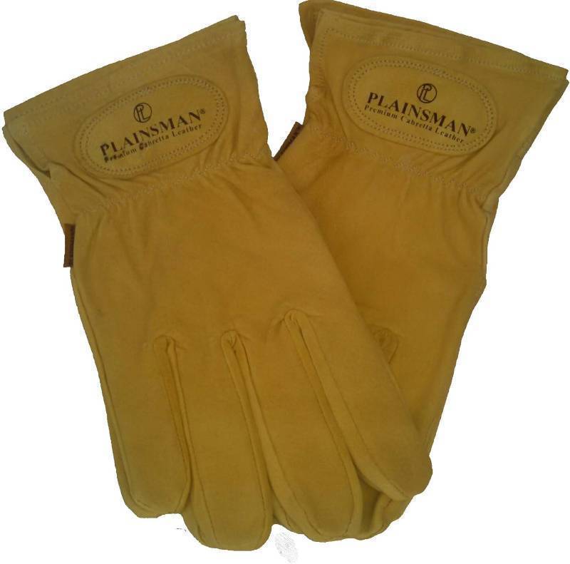 lot 336 image: NEW Plainsman PL200 Premium Cabretta Leather Gloves - 2 Pair - Small