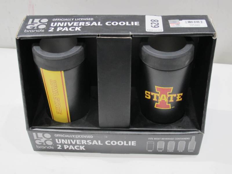 lot 357 image: NEW Logo Brands Officially Licensed NCAA Universal Coolie, 2 Pack - Iowa State Cyclones