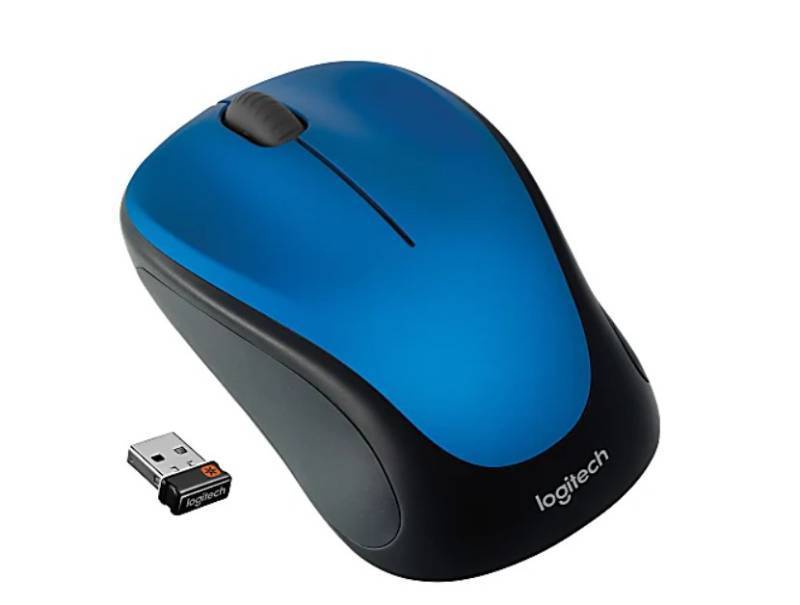 lot 153 image: NEW  Logitech M317 Wireless Mouse - Steel Blue