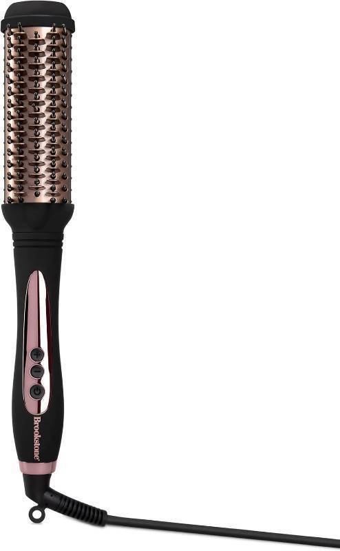 lot 271 image: Brookstone Powershine Pro Hot Brush - Professional Grade Hair Dryer Brush with Anti-Scald Bristle Design