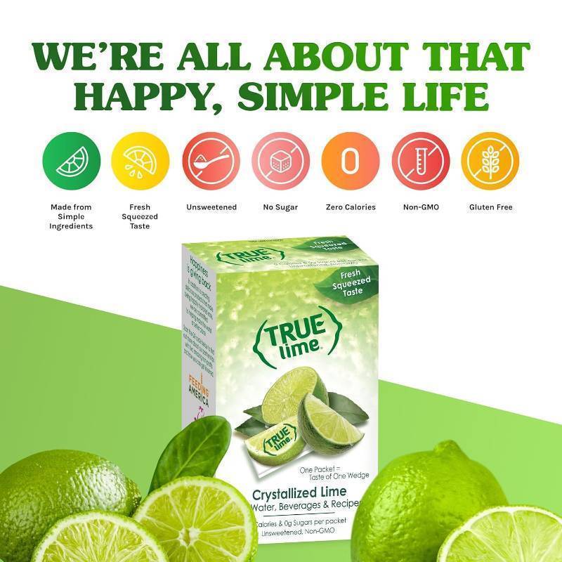 lot 232 image: NEW TRUE LIME, Bulk Pack - 0.03 Ounce, 500 Count (Pack of 1) Zero Calorie Unsweetened Flavor Packets Made with Real Limes