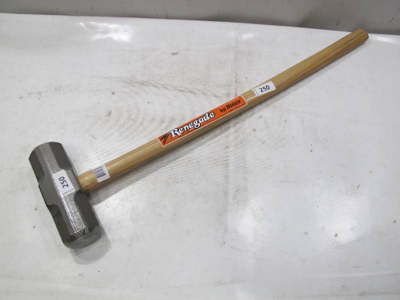 lot 233 image: NEW Hibd-16w Renegade Double-Faced Sledge Hammer, Steel Wooden Handle