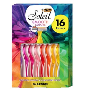 lot 148 image: NEW BIC Soleil Color Collection Womens Razors, 3 Blade, 16 ct.