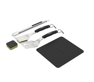 lot 178 image: NEW Cuisinart 5 Piece Outdoor Grill Tool Set