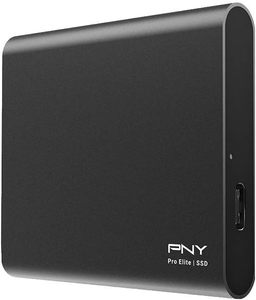 lot 184 image: NEW PNY Pro Elite 1TB USB 3.1 Gen 2 Type-C Portable Solid State Drive  (PSD0CS2060-1TB-CP)