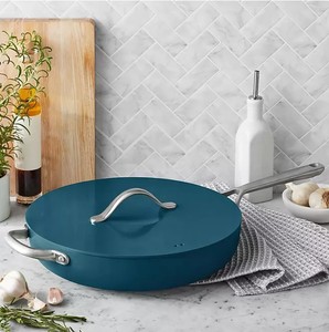 lot 186 image: NEW Members Mark 5.5-Quart Modern Ceramic Jumbo Cooker - Peacock