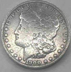lot 14 image: 1900 Morgan Silver Dollar