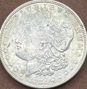 lot 23 image: 1921 Morgan Silver Dollar