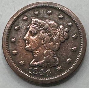 1844 Large Cent