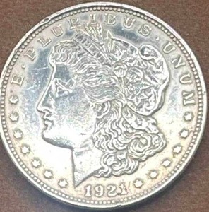 lot 48 image: 1921 Morgan Silver Dollar