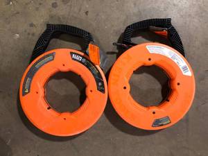 lot 17 image: Lot of 75 ft. High Flex Polyester Fish Tape Customer Returns  See Pictures