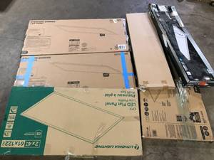 lot 34 image: Lot of Assorted Lighting Various Models and Conditions  Customer Returns  See Pictures