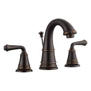 lot 4 image: Eden 8 in. Widespread 2-Handle Bathroom Faucet in Rubbed Bronze by Design House  Customer Returns See Pictures