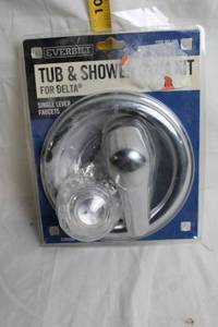 lot 10 image: Everbilt Tub & Shower Trim Kit for Delta Chrome Finish