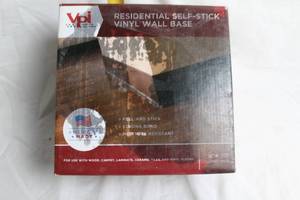 lot 25 image: 4 x 20 Residential Self-Stick Vinyl Wall Base