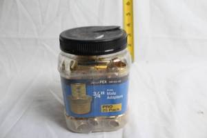 lot 42 image: Apollo PEX 34 Brass Male Adapters - 25 Pack