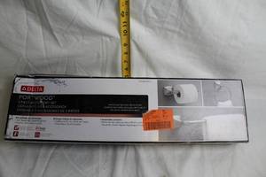 lot 57 image: Delta Portwood 3-Piece Bathroom Accessory Set with SpotShield Technology