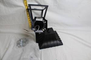 lot A-68 image: Outdoor Wall Mount Light Fixture with Black Finish